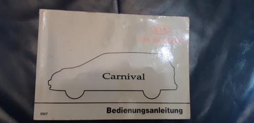 Kia carnival betriebsanleitung - kia,