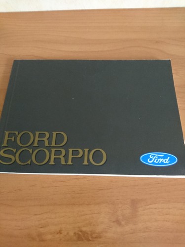 Ford scorpio handbuch - ford,
