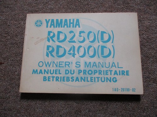1977 original yamaha - yamaha, rd