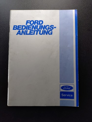 Betriebsanleitung ford - betriebsanleitung,