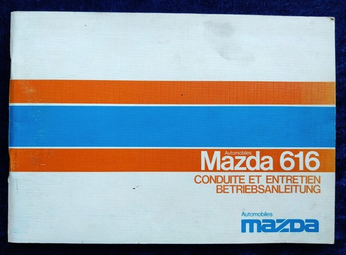 Mazda 616 betriebsanleitung - mazda,