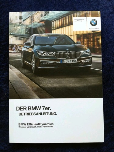 Bmw 7er g11 betriebsanleitung - g11,