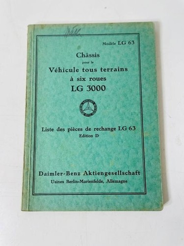 Mercedes benz 3000 handbuch - 3000,