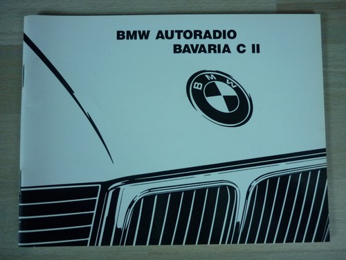 Bmw bavaria anleitung neu - bmw, c