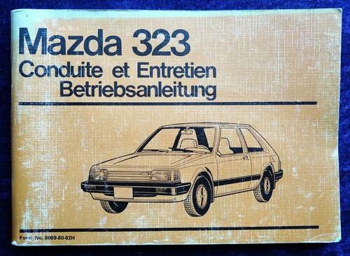 Mazda 323 betriebsanleitung - mazda,