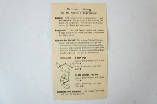 Kienzle bedienanleitung 1960 - kienzle,