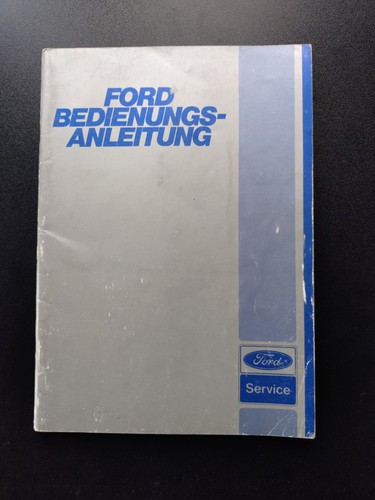 Betriebsanleitung ford - ford,