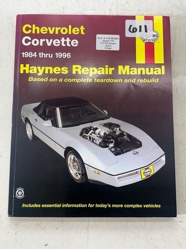 Chevrolet corvette 1984 1996 - chevrolet,